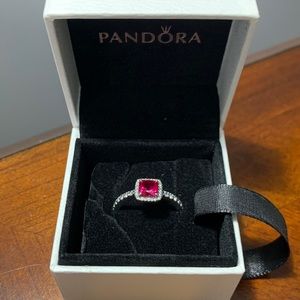 Pandora Square Sparking Ring